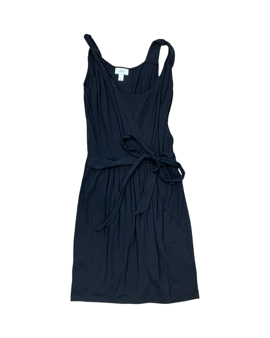 Dress Casual Midi By Loft In Black, Size:0