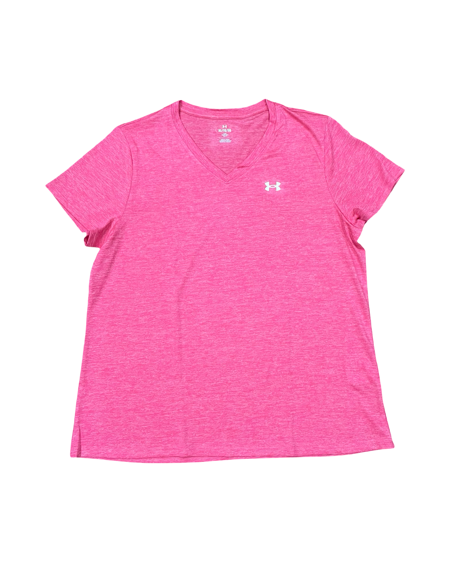 Athletic Top Ss By Under Armour In Pink, Size:Xl