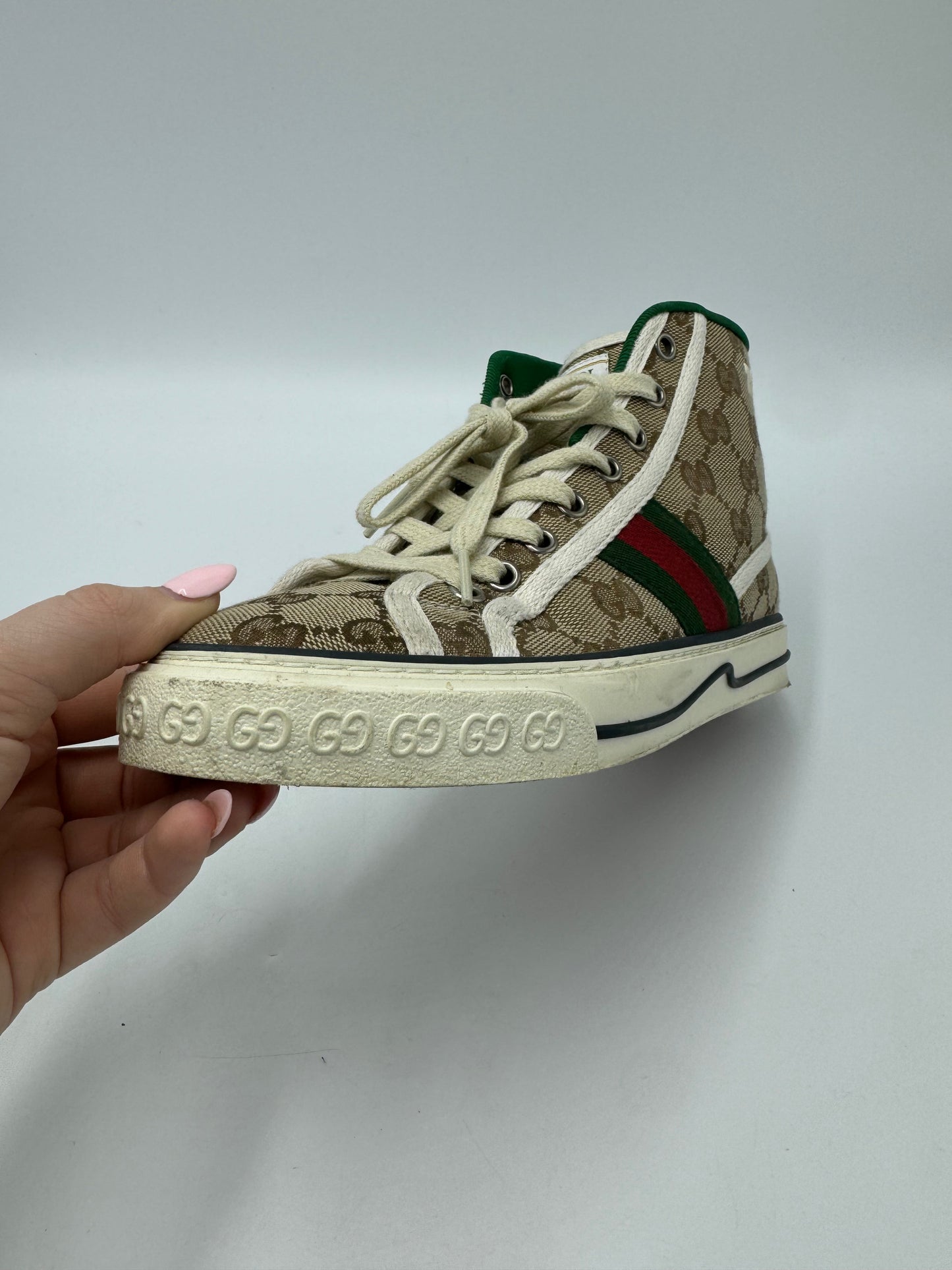 Gucci High Top GG 1977 High Top Sneakers, Size: 6.5 (36.5)