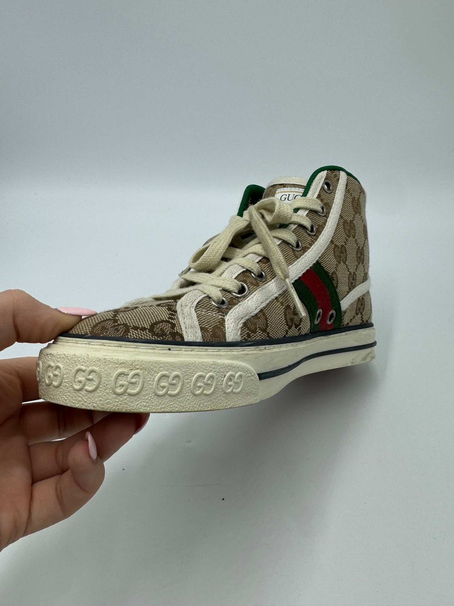 Gucci High Top GG 1977 High Top Sneakers, Size: 6.5 (36.5)