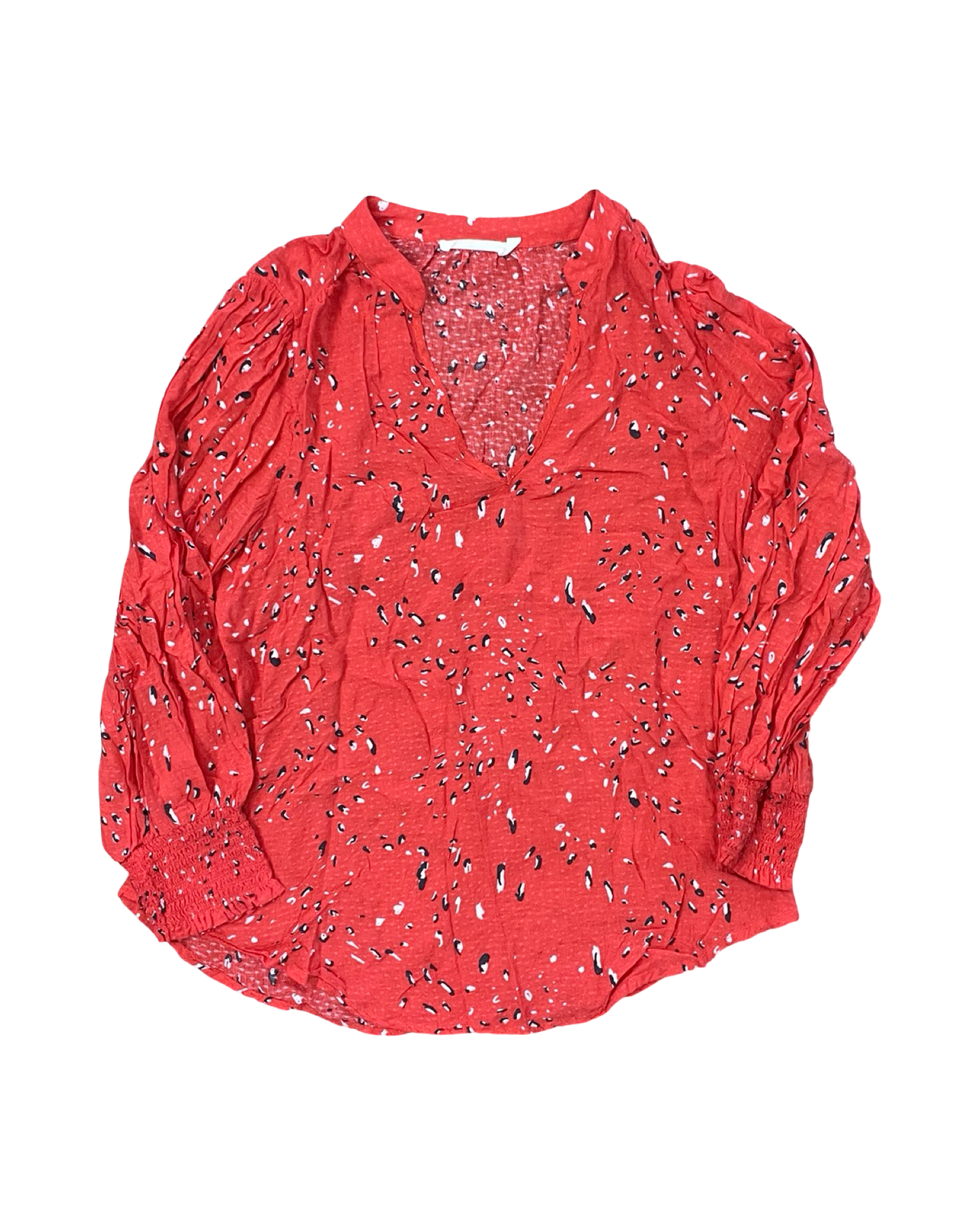 Top 3/4 Sleeve By Lush In Red, Size:M