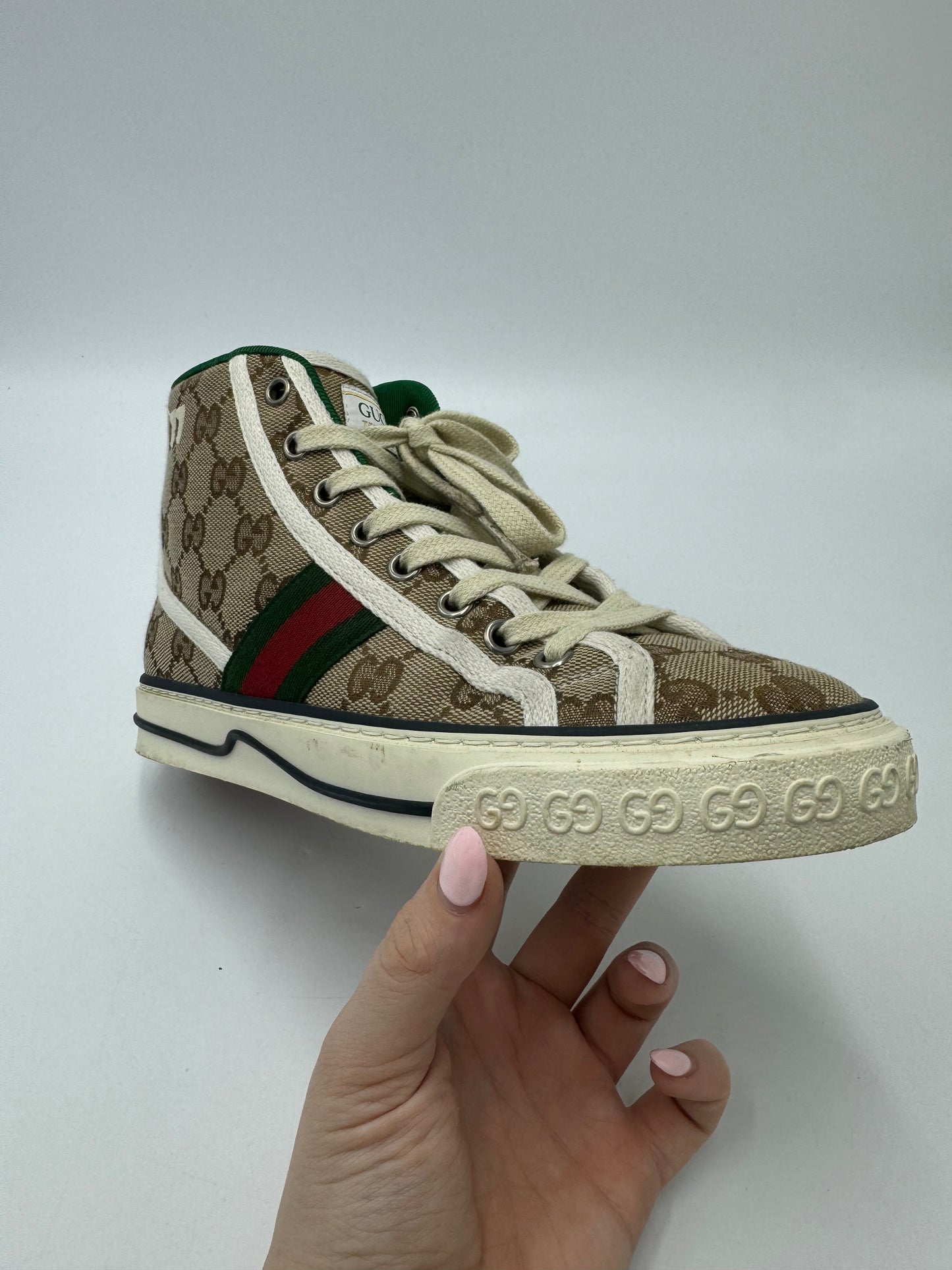 Gucci High Top GG 1977 High Top Sneakers, Size: 6.5 (36.5)