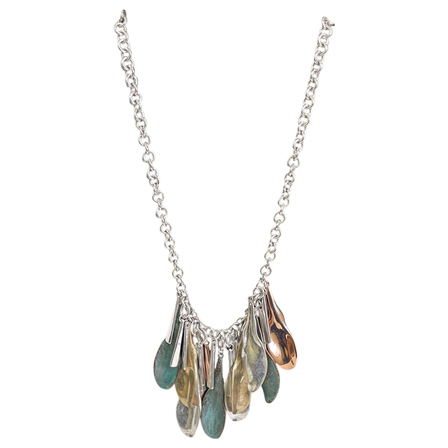 NECKLACE STATEMENT by  RIM In SILVER