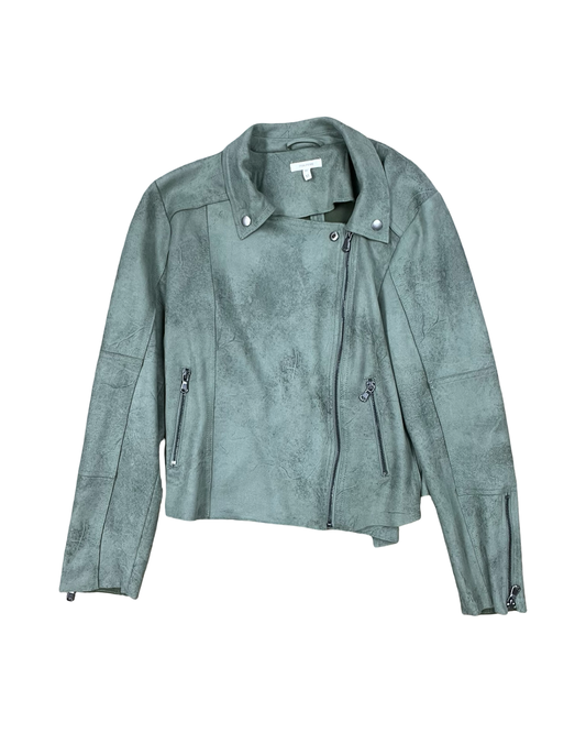 Jacket Moto By Maurices In Green, Size:M