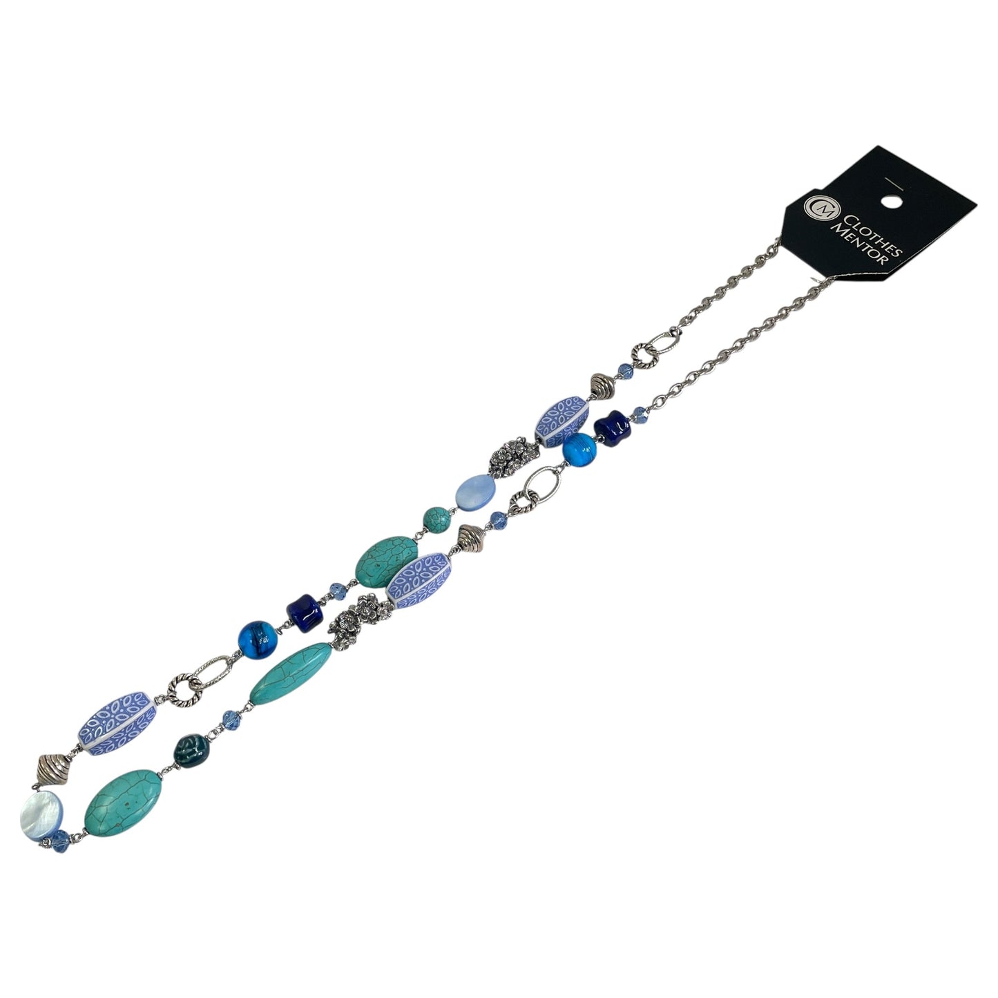 NECKLACE CHAIN by PREMIER DESIGNS In BLUE & SILVER