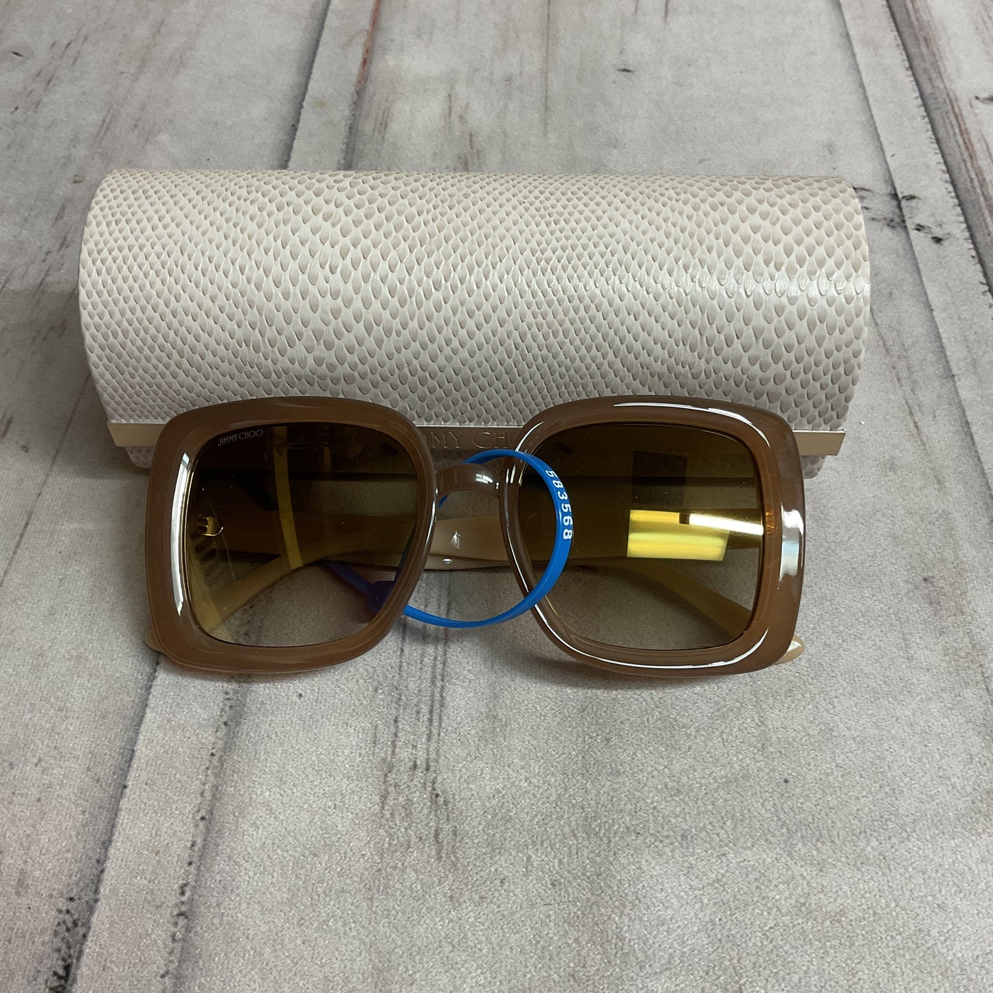 Sunglasses Luxury Designer By Jimmy Choo In Brown