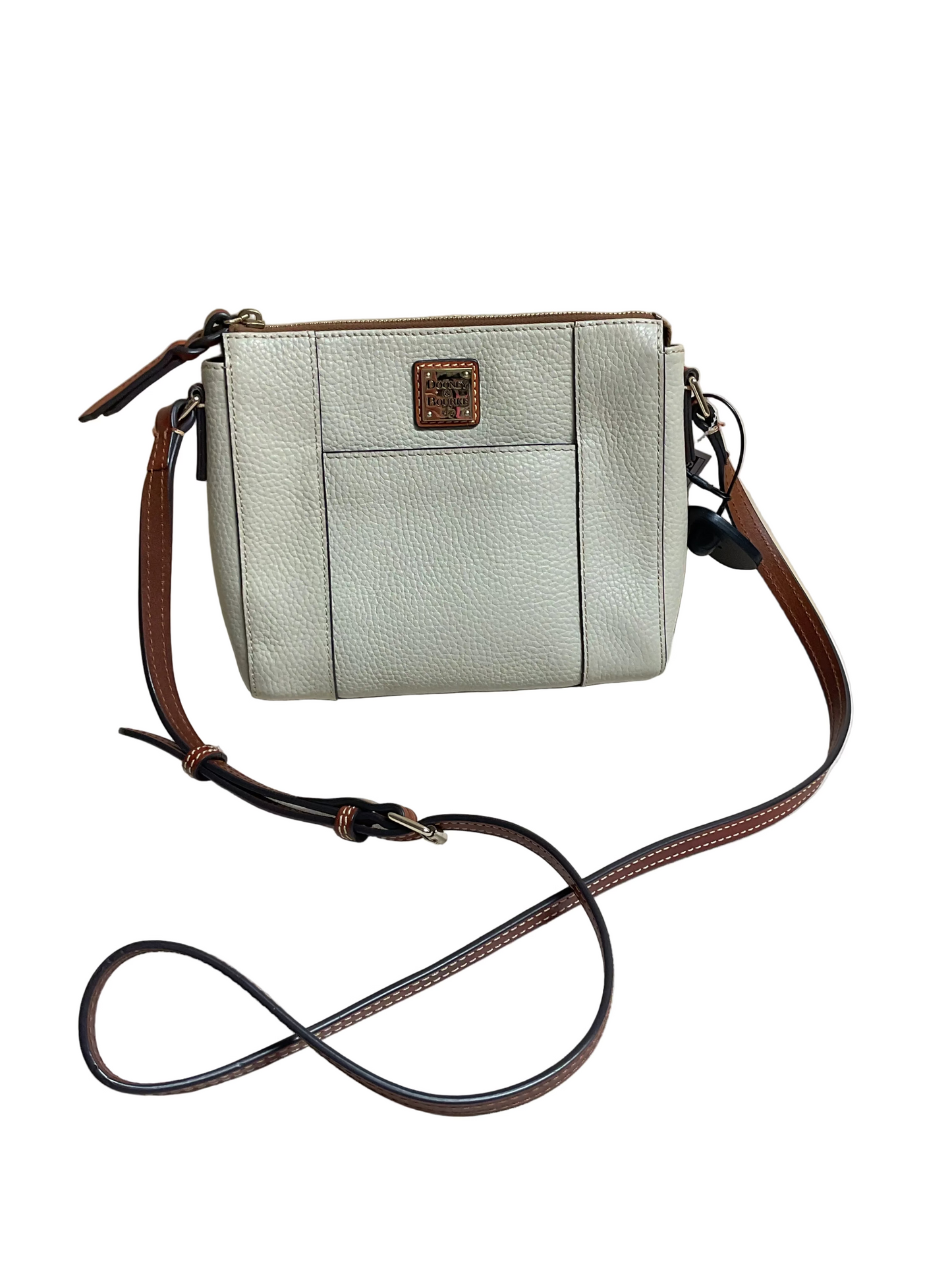 Crossbody Designer By Dooney And Bourke In Cream, Size:Medium