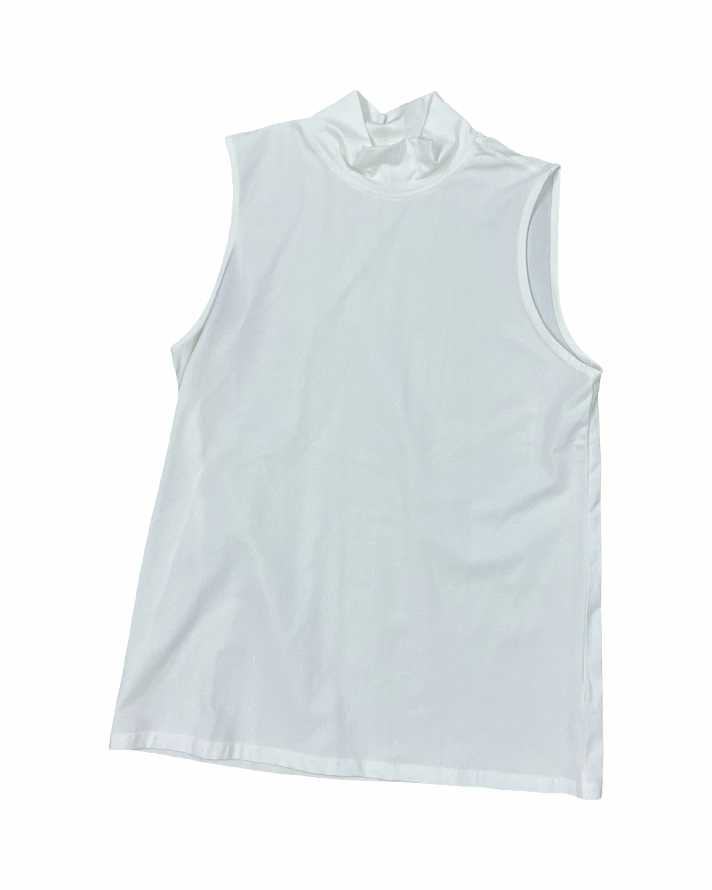 Top Sleeveless By Lands End In Cream, Size:M
