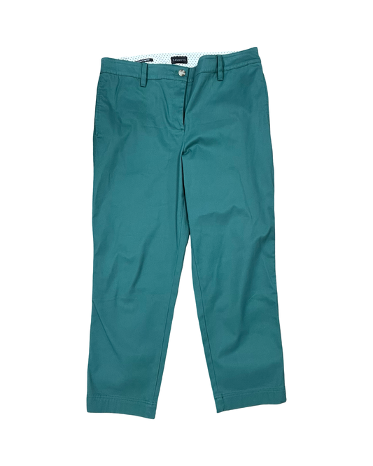 Pants Cropped By Talbots In Green, Size:10
