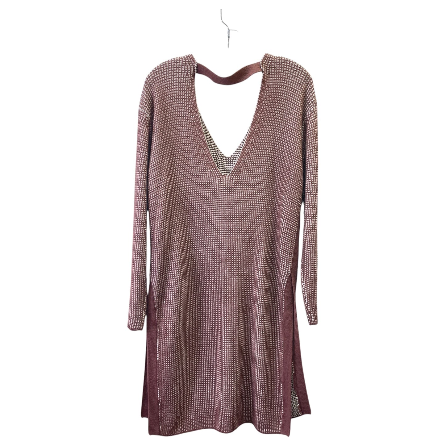 Dress Sweater By LOVERICHE In Tan, Size:M