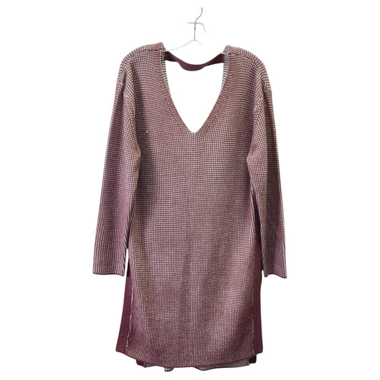 Dress Sweater By LOVERICHE In Tan, Size:M