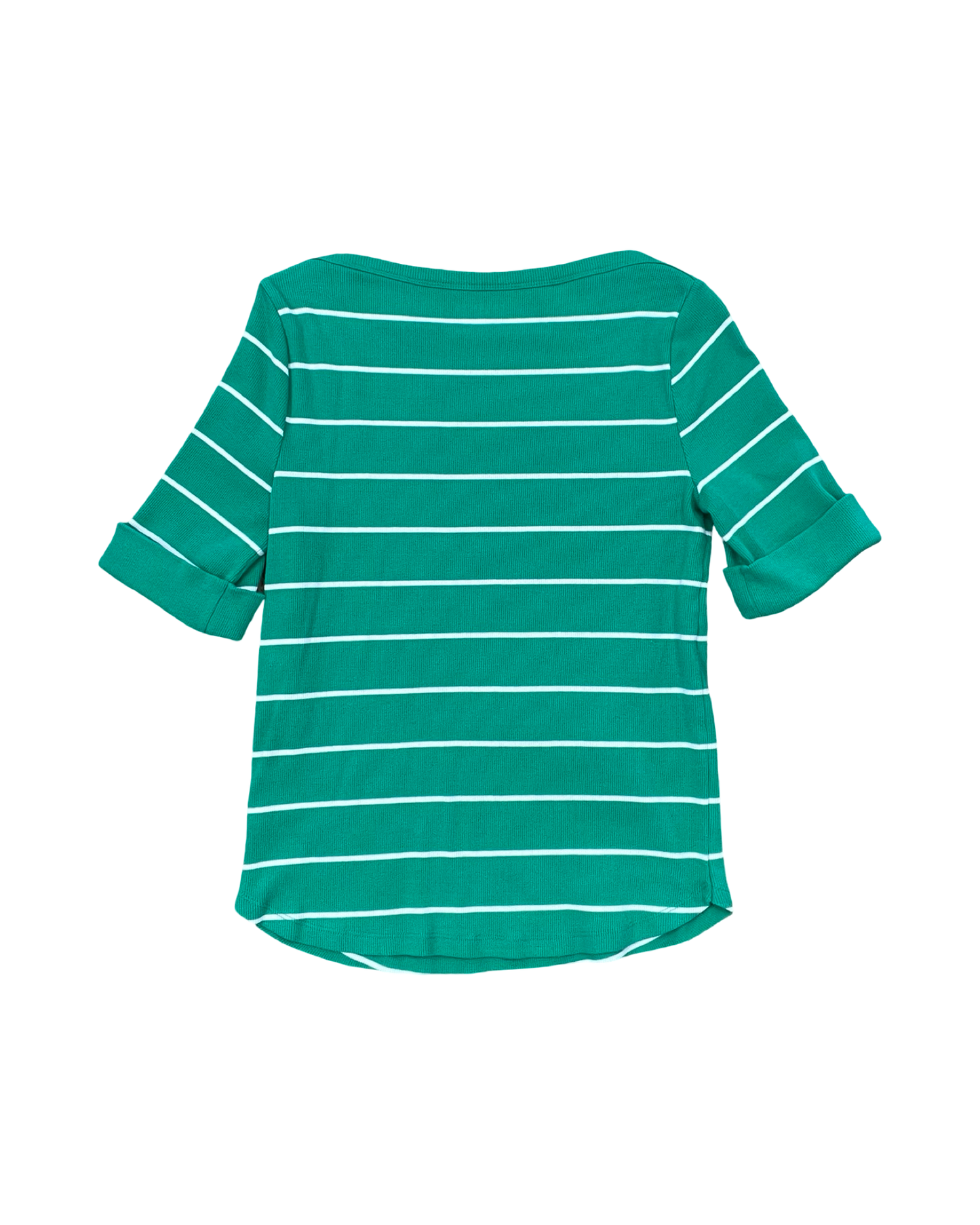 Top Ss By Talbots In Green & White, Size:Lp