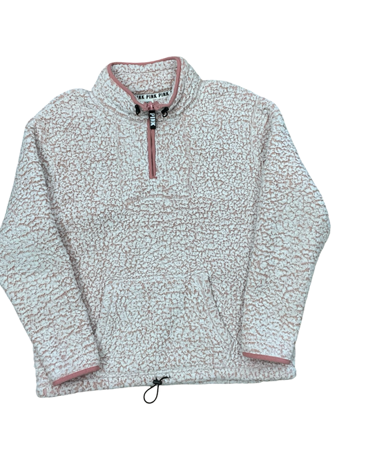 Jacket Faux Fur & Sherpa By Pink In Pink, Size:L