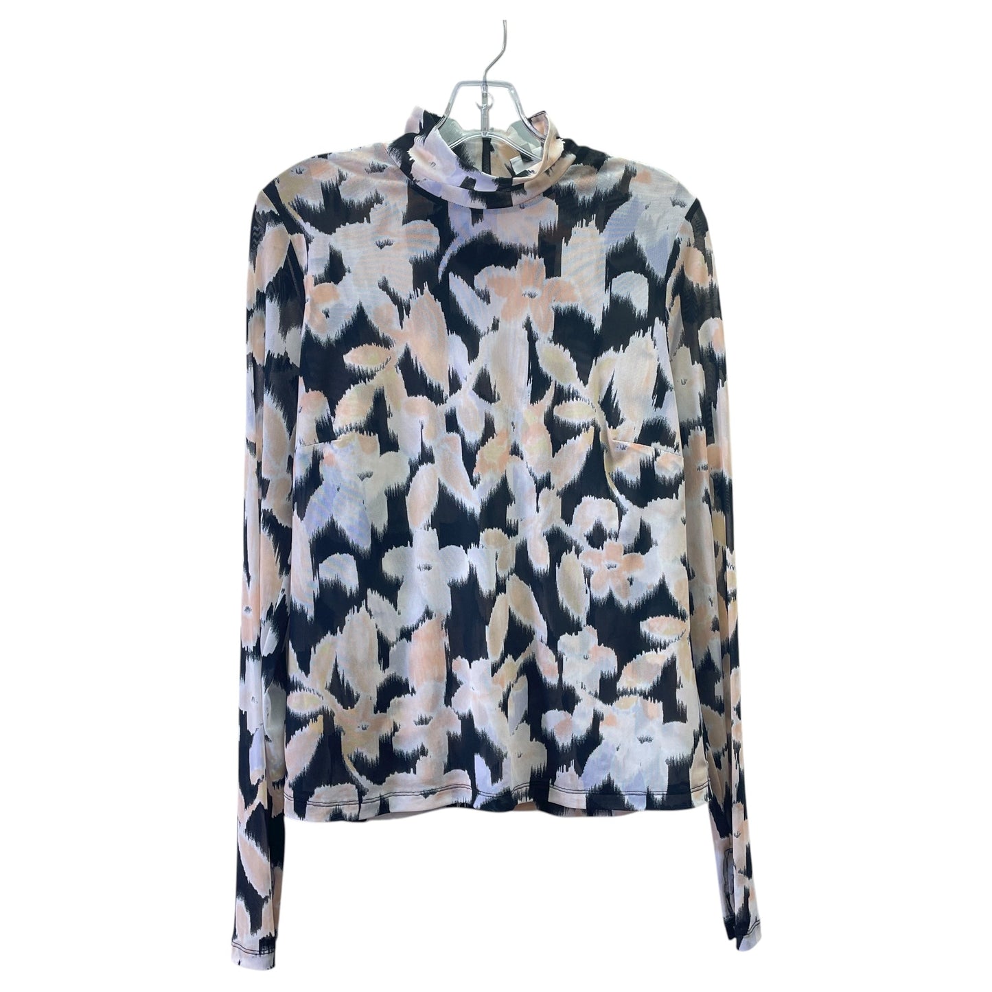 Top Ls By Cabi In Black & Pink, Size:M