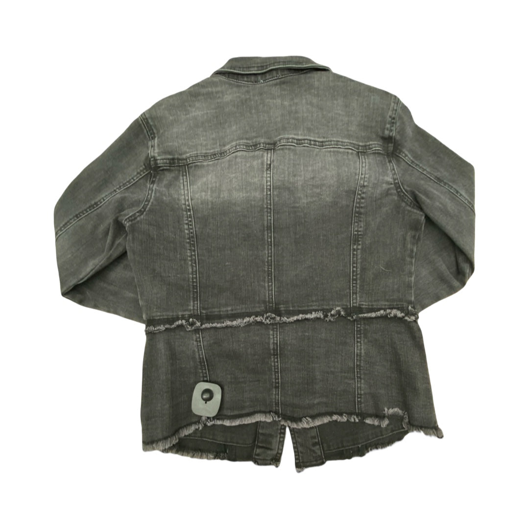 Jacket Denim By Tribal In Black, Size:Xsp