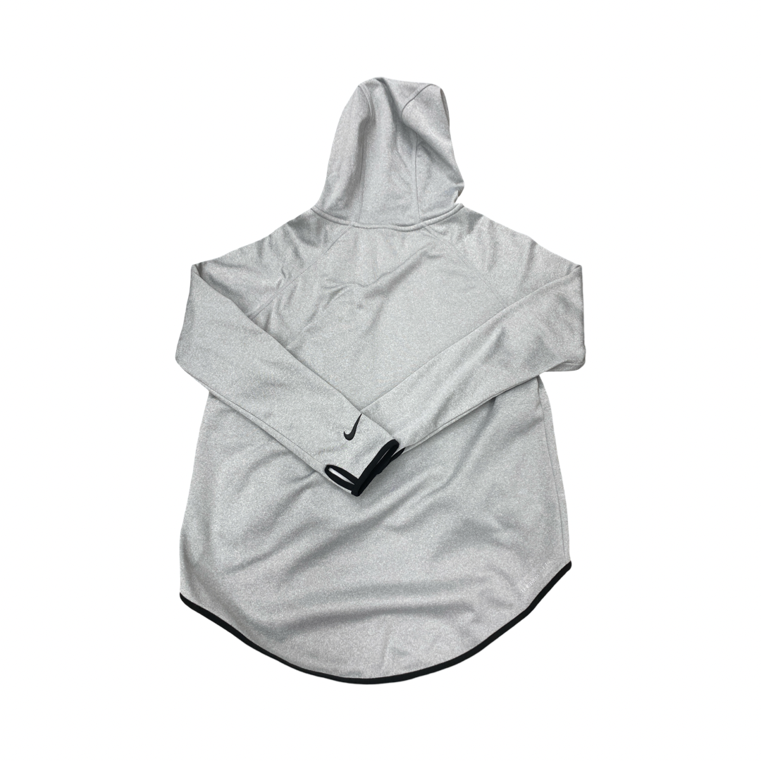 Athletic Jacket By Nike In Grey, Size:M