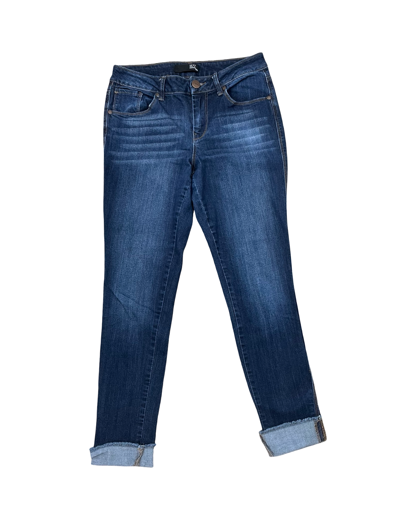 Jeans Cropped By 1822 Denim In Blue, Size:6