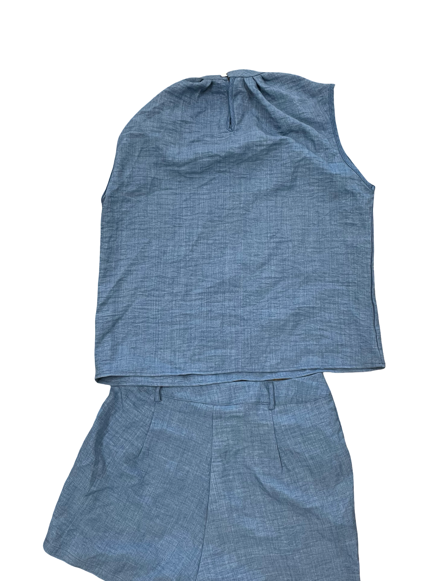 Lounge Set Shorts By Shein In Blue, Size:L