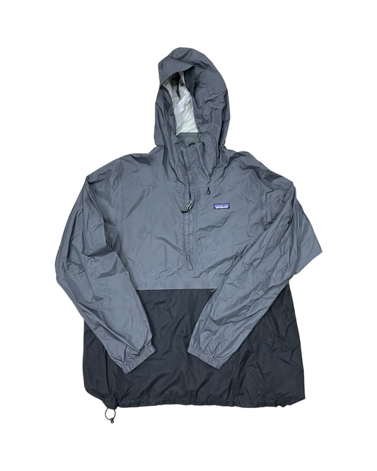 Sweatshirt Hoodie By Patagonia In Black & Grey, Size:Xl