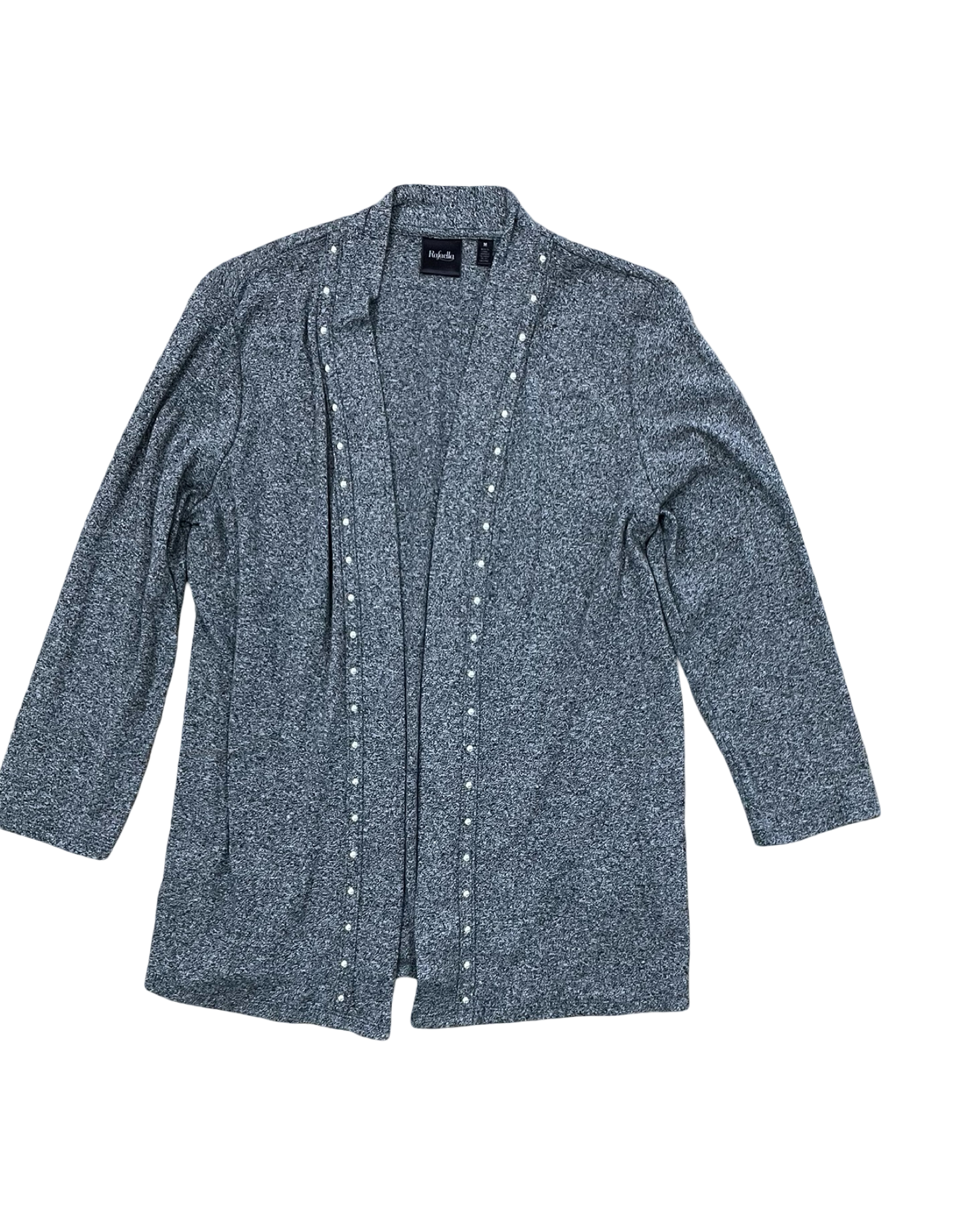 Cardigan By Rafaella In Grey, Size:M