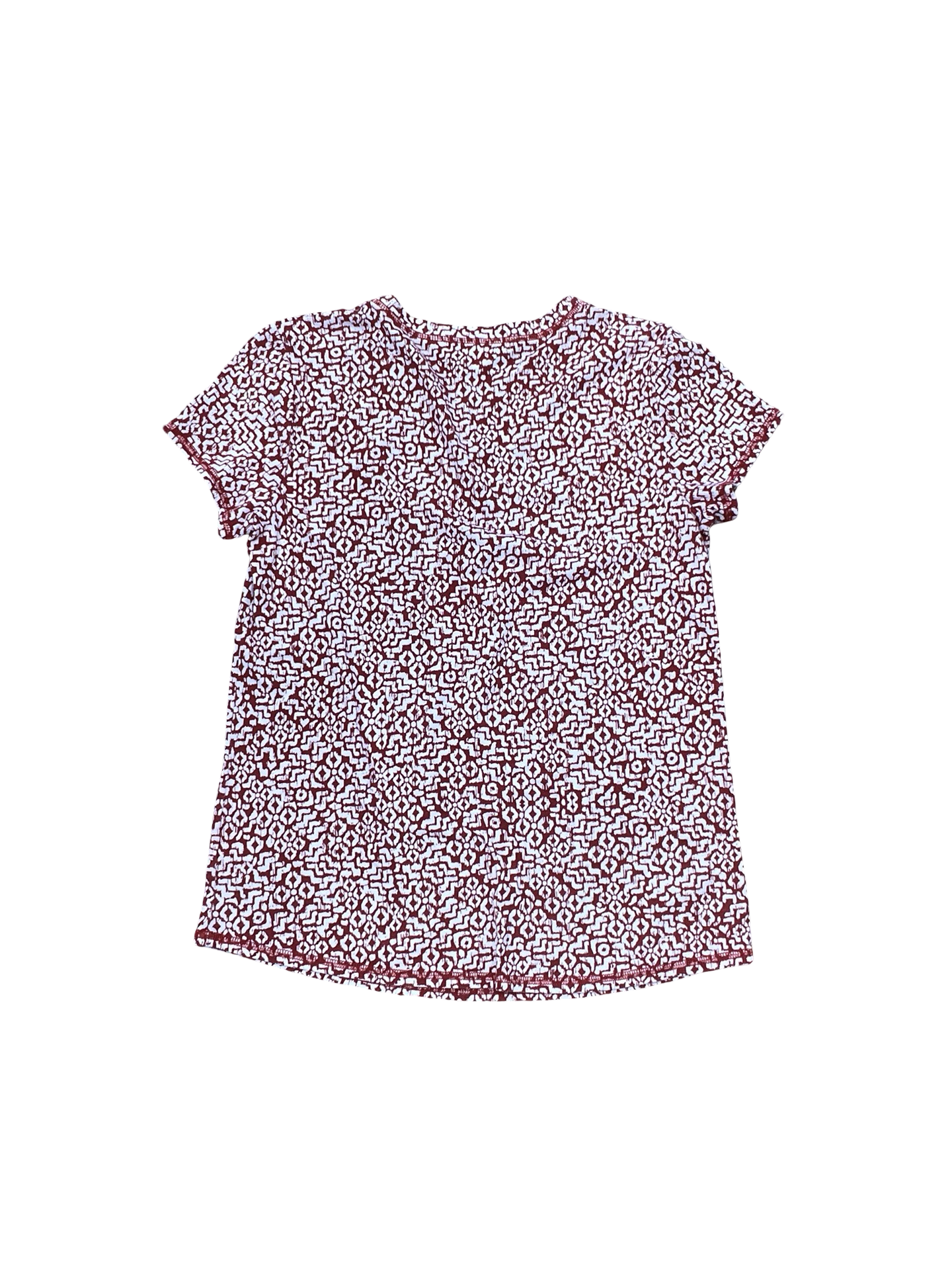 Top Ss By Liz Claiborne In Red & White, Size:S