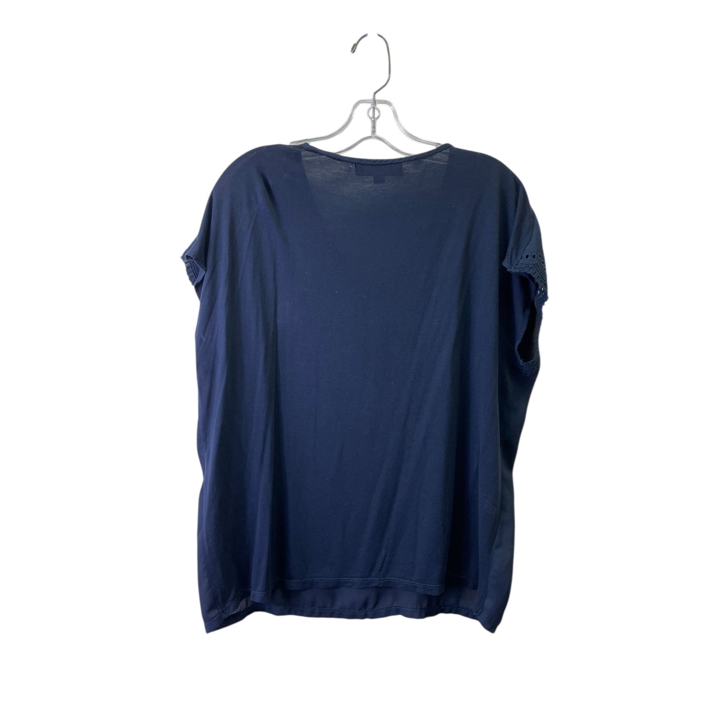 Top Ss Basic By Loft In Blue, Size:Mp