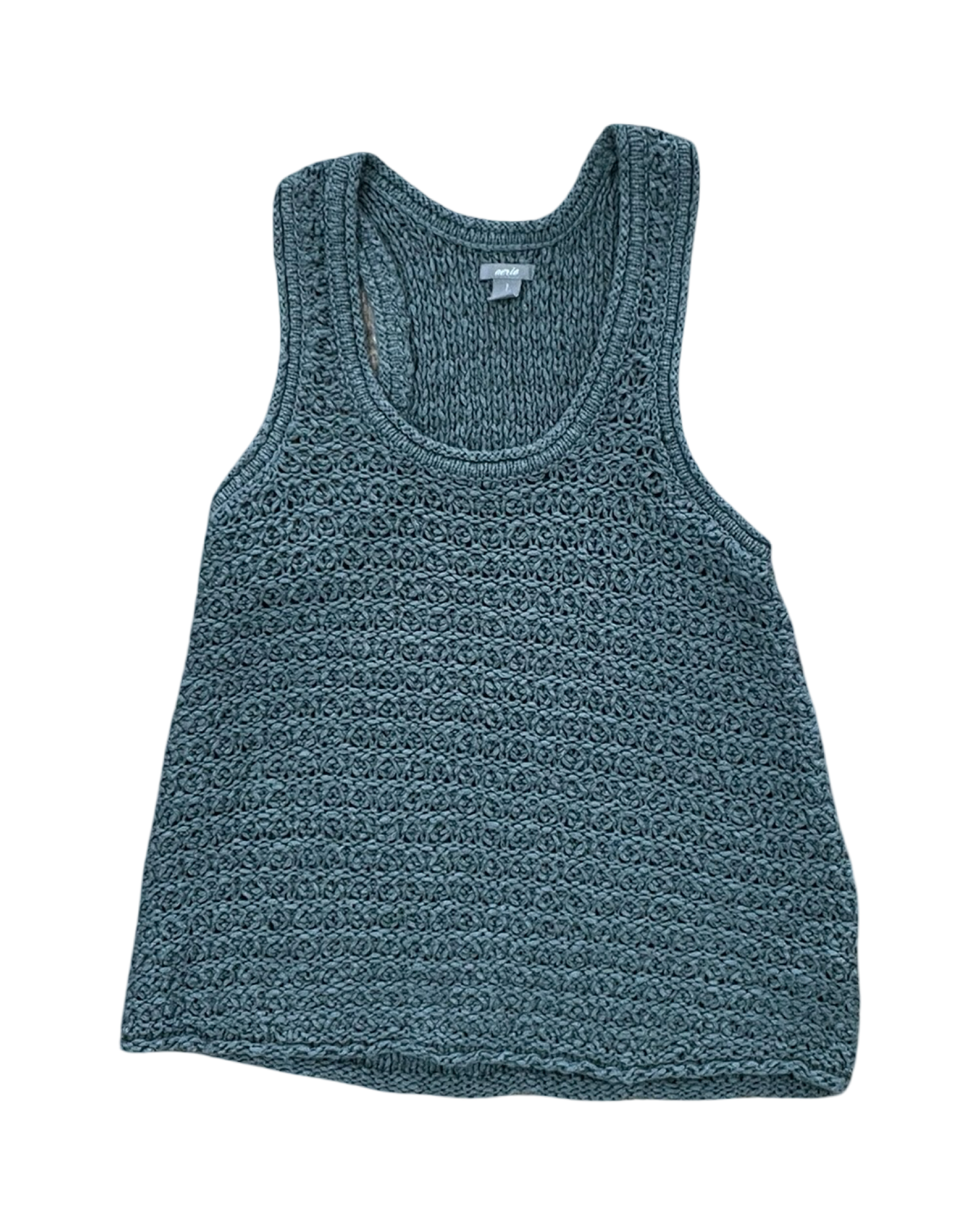 Top Sleeveless By Aerie In Green, Size:S