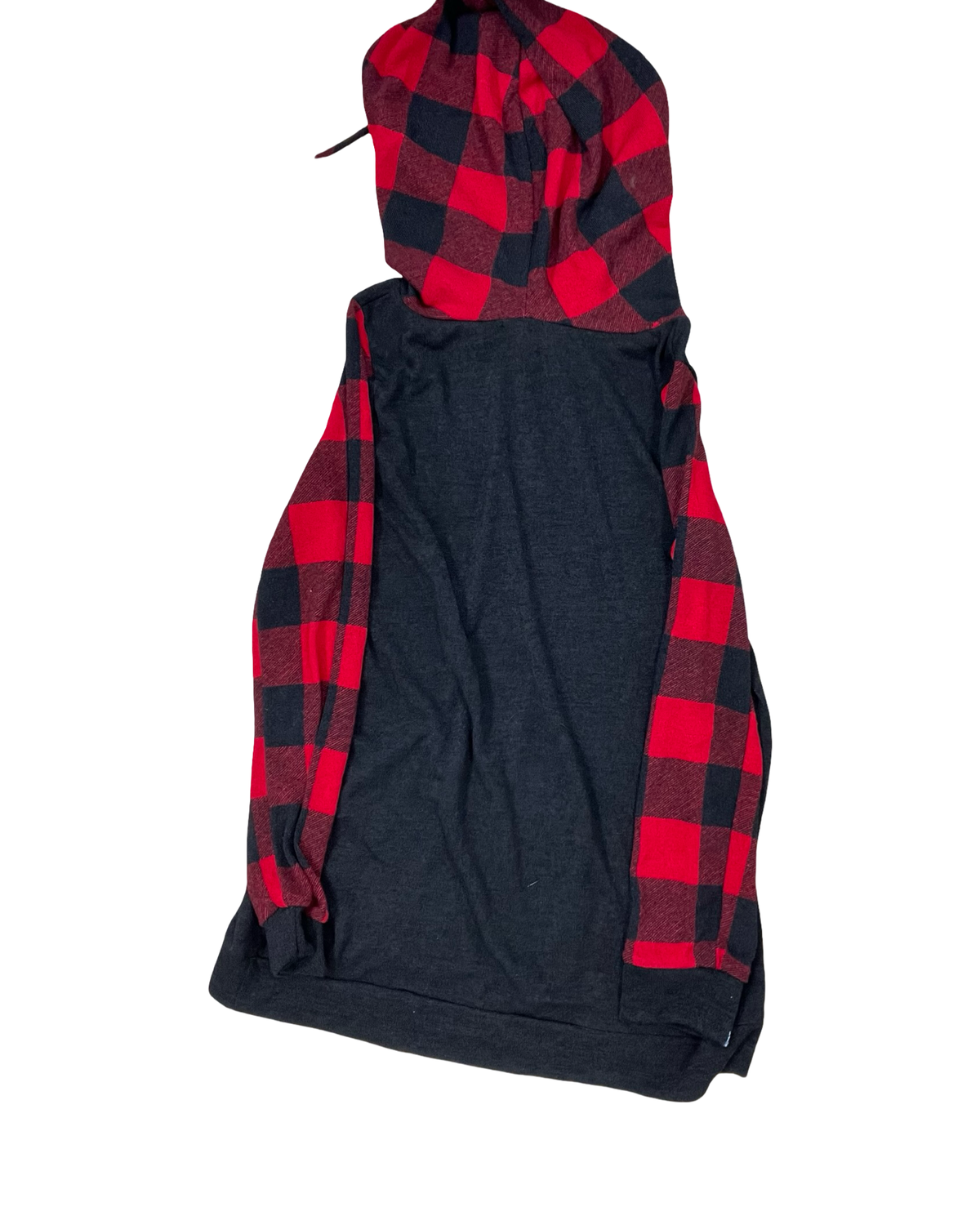 Top Ls By White Birch In Black & Red, Size:Xl