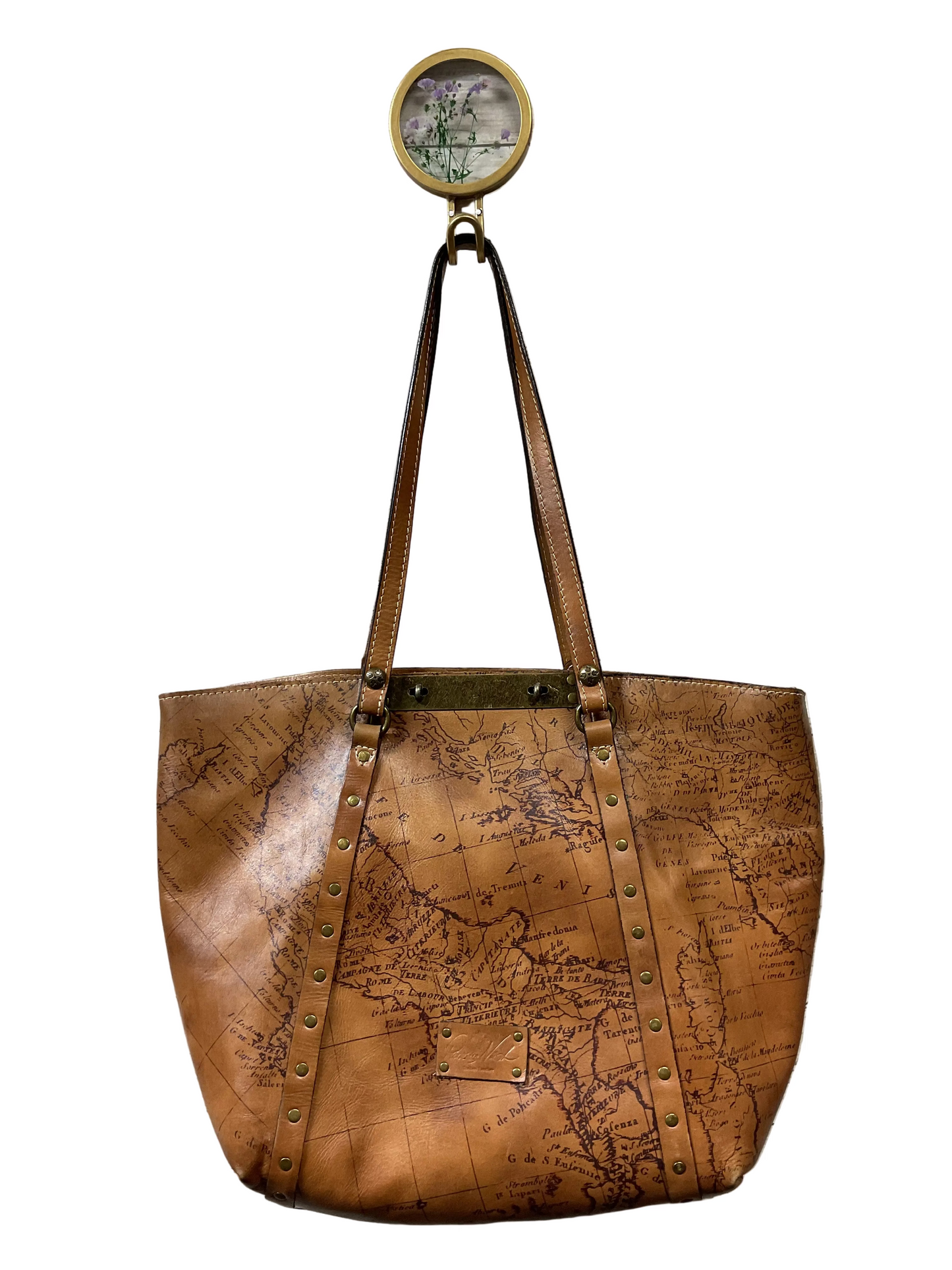 Handbag Designer By Patricia Nash In Brown, Size:Large