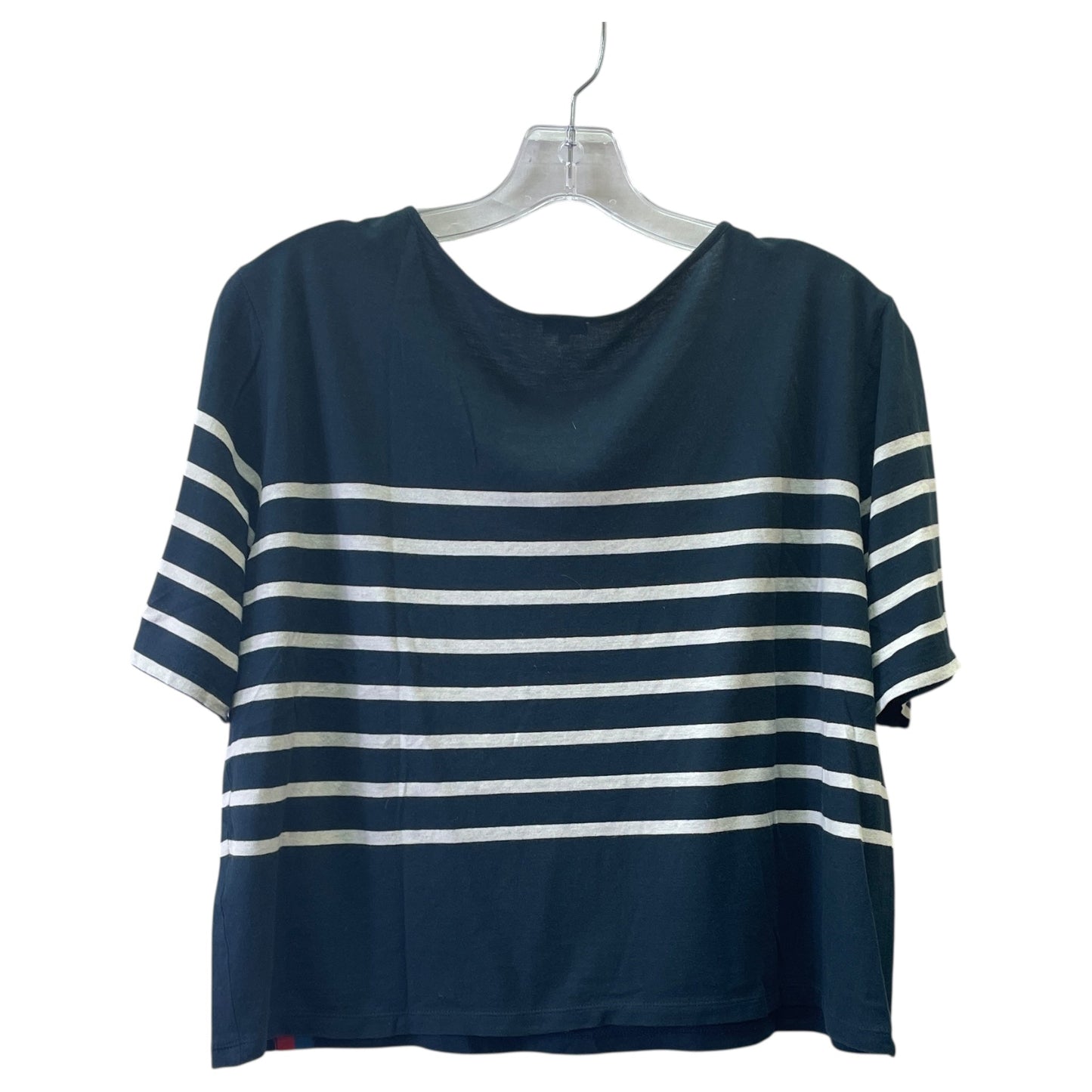 Top Ss By Kule In Blue & Cream, Size:Xl