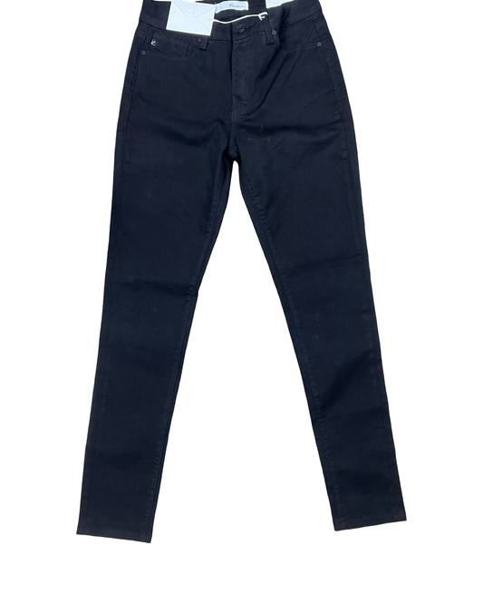 Jeans Skinny By Kancan In Black Denim, Size:8