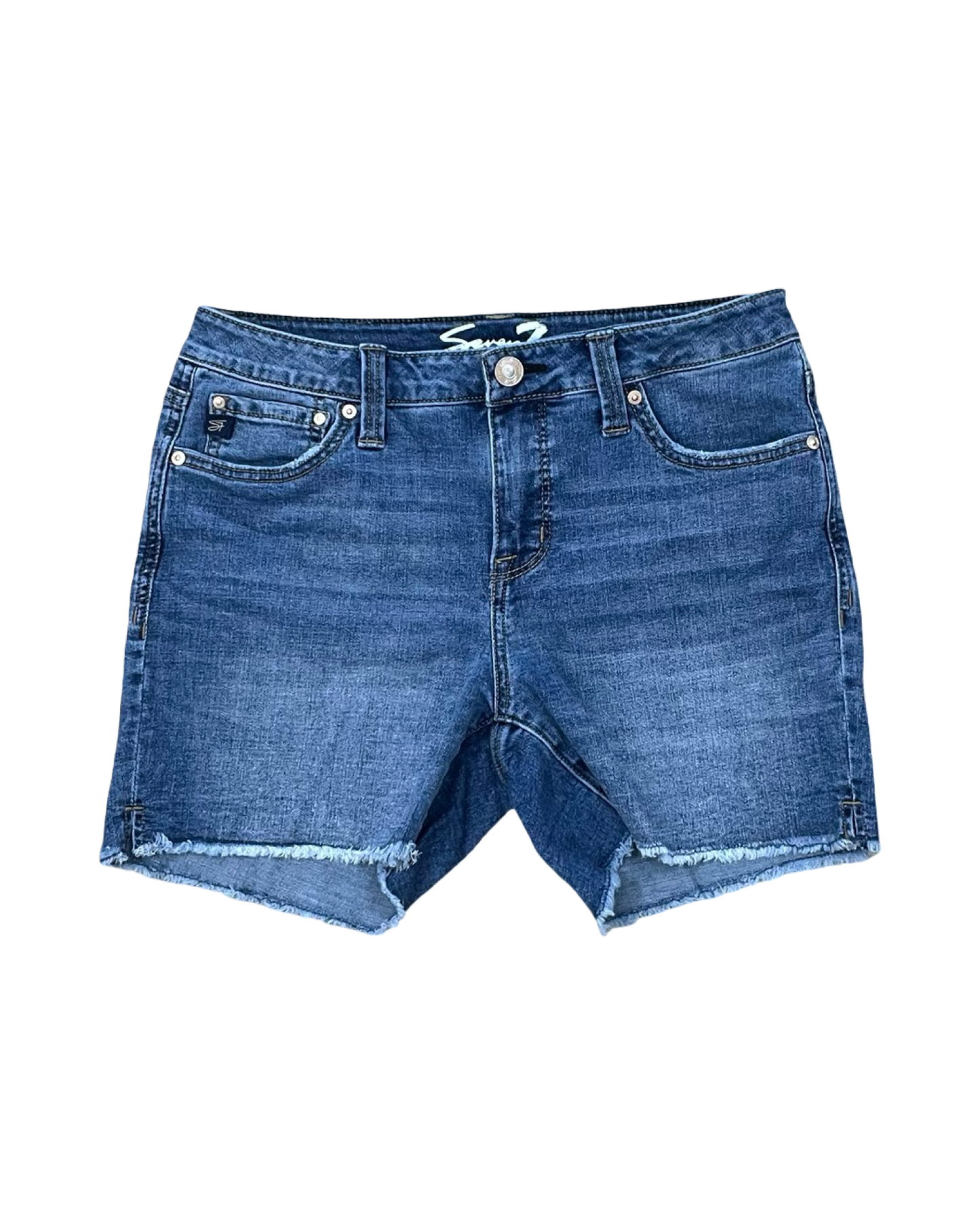 Shorts By Seven 7 In Blue, Size:4
