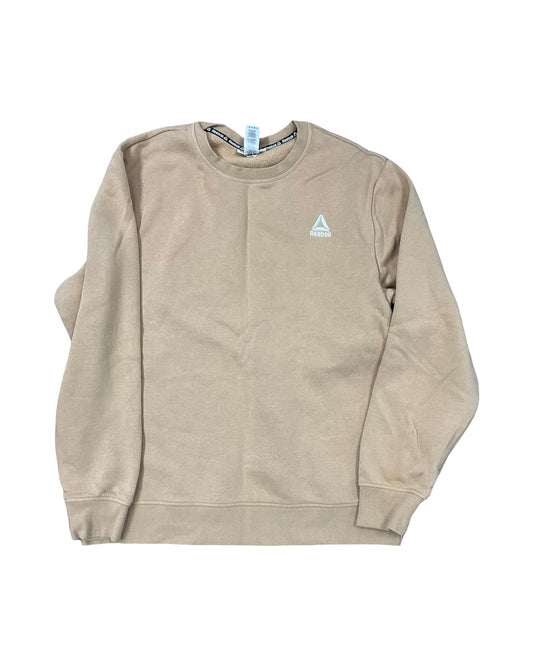 Sweatshirt Crewneck By Reebok In Tan, Size:L
