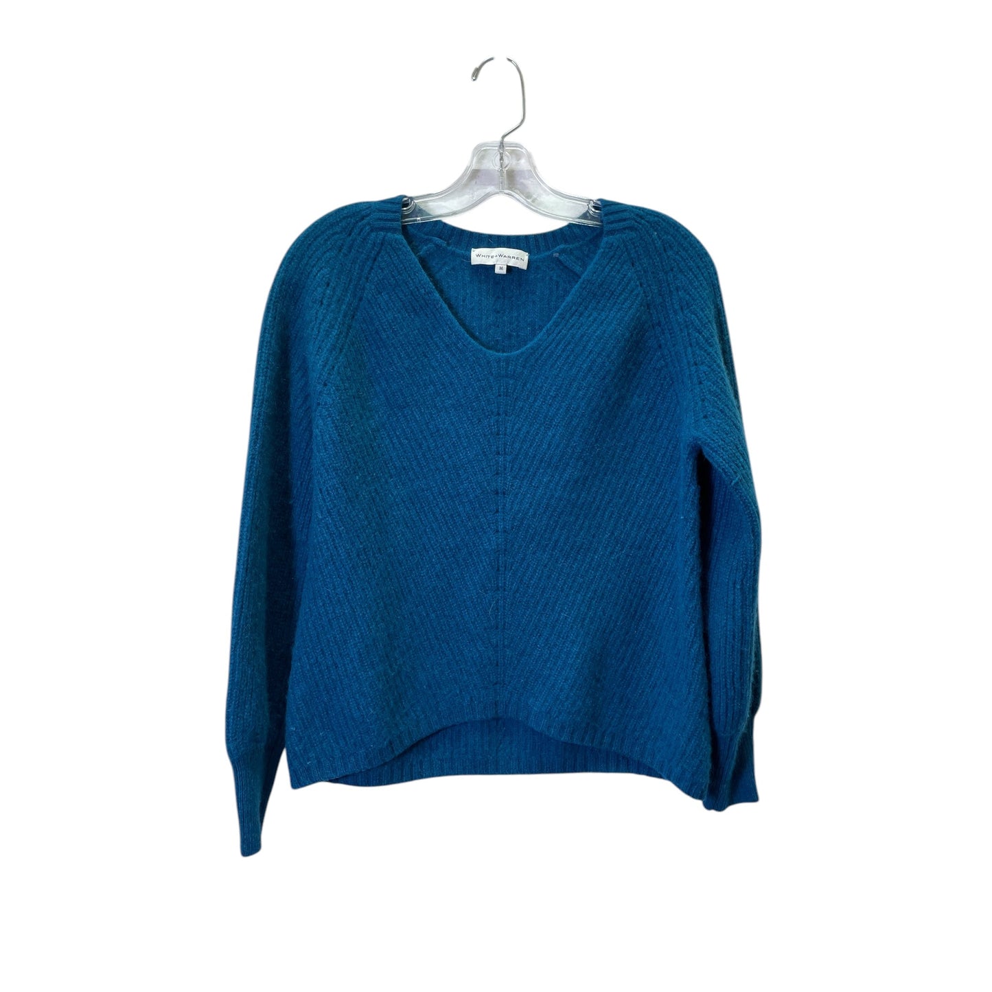 Sweater By White And Warren In Blue, Size:M