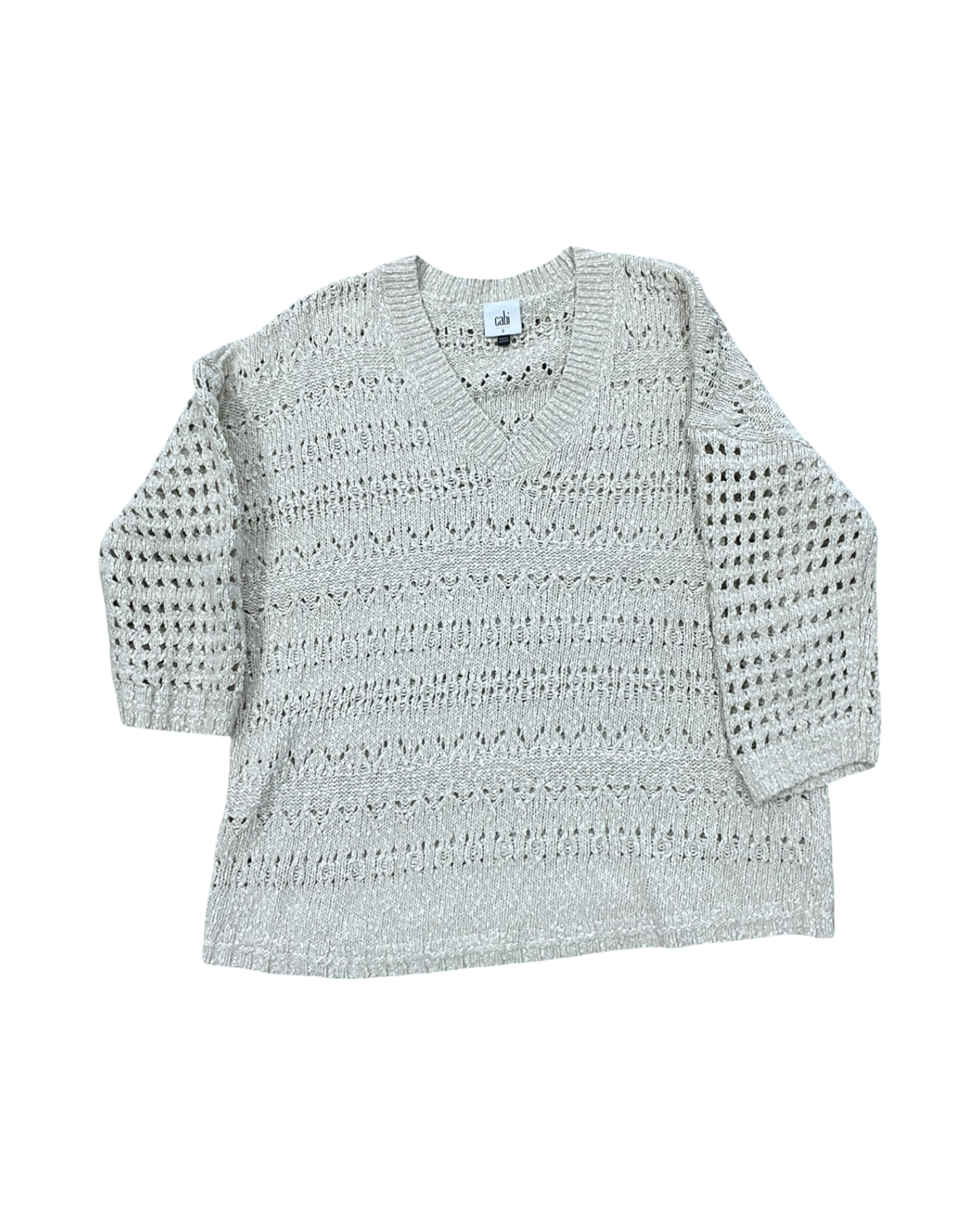 Sweater By Cabi In Cream, Size:S