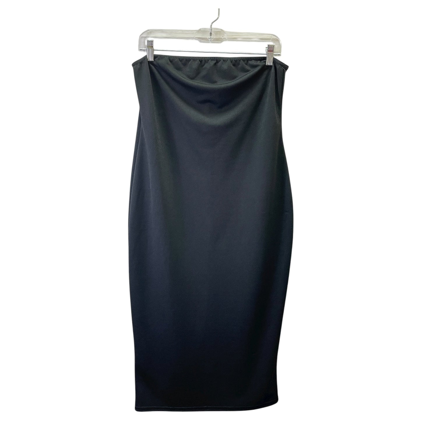 Skirt Maxi By Boohoo Boutique In Black, Size:16