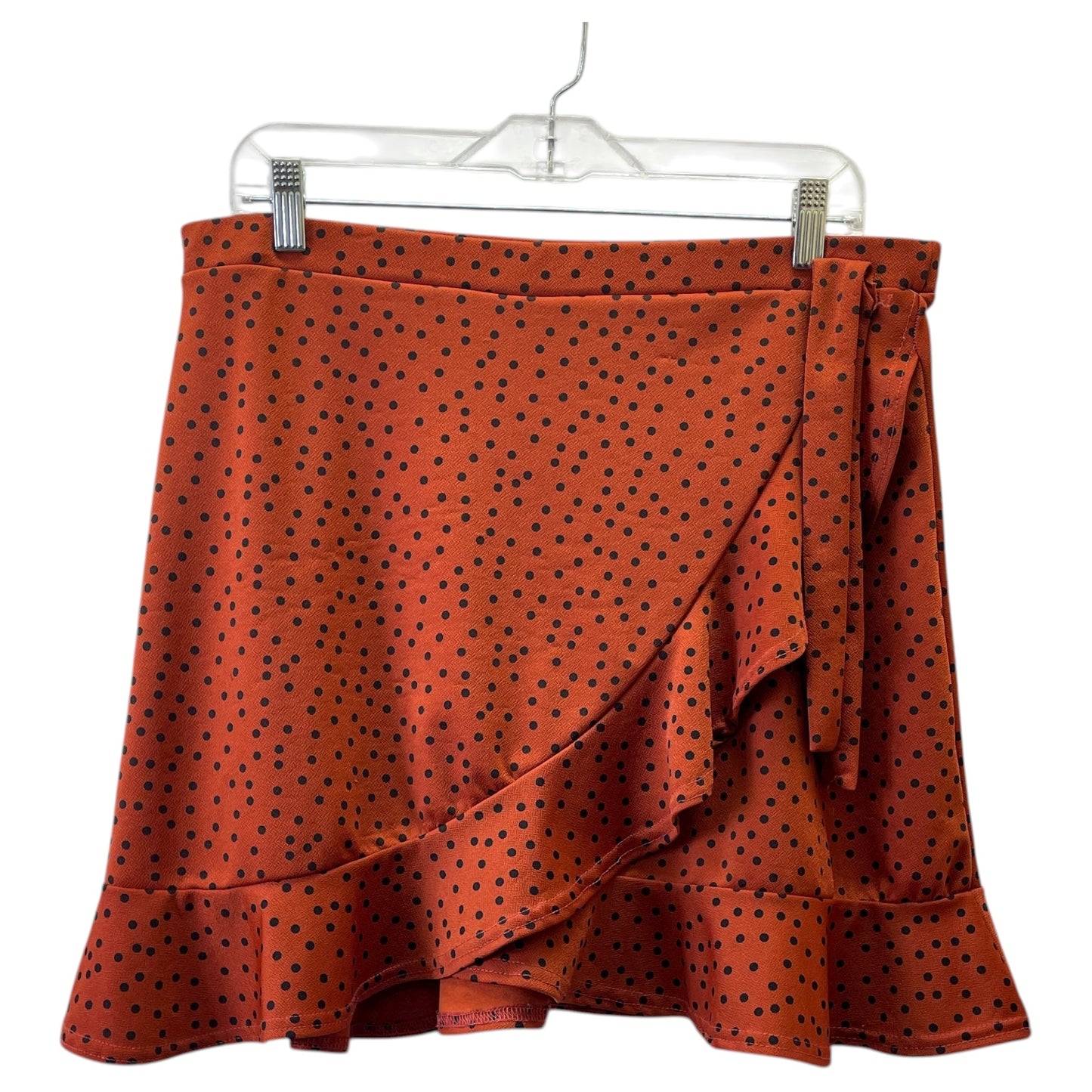 Dress Party Short By Boohoo Boutique In Black & Orange, Size:16