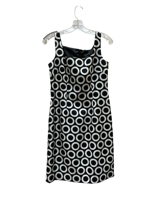 Dress Casual Midi By Jessica Howard In Black & White, Size:6