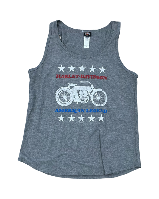 Tank Top By Harley Davidson In Grey, Size:Xl