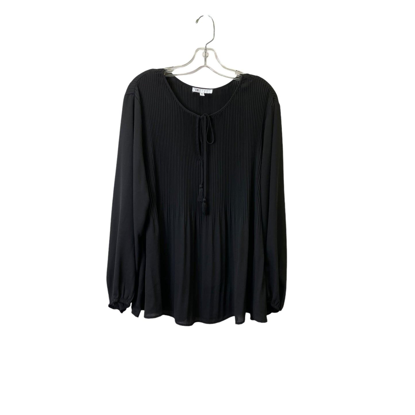 Top Ls By Dr2 In Black, Size:2X