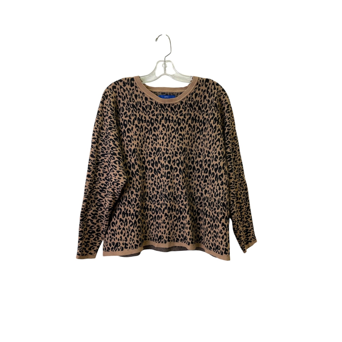 Sweater By Apt 9 In Animal Print, Size:Xxl