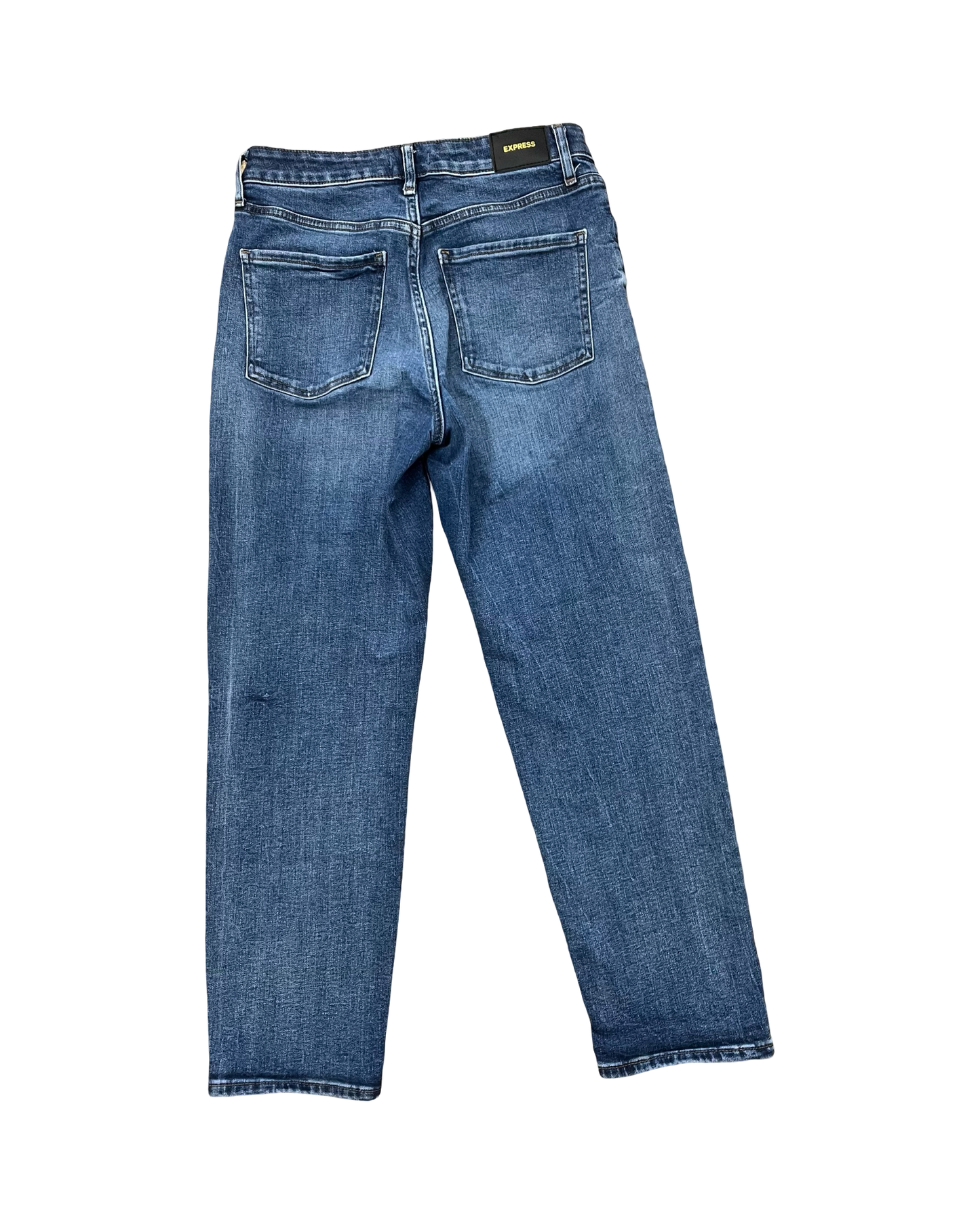 Jeans Boyfriend By Express In Blue, Size:4