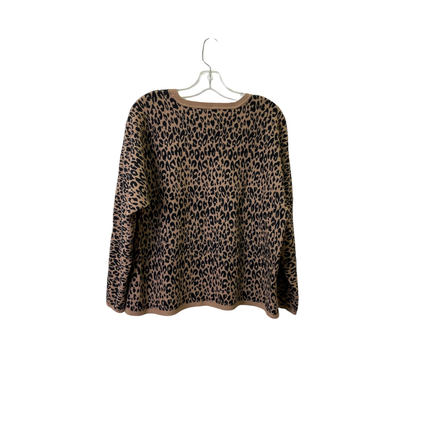 Sweater By Apt 9 In Animal Print, Size:Xxl