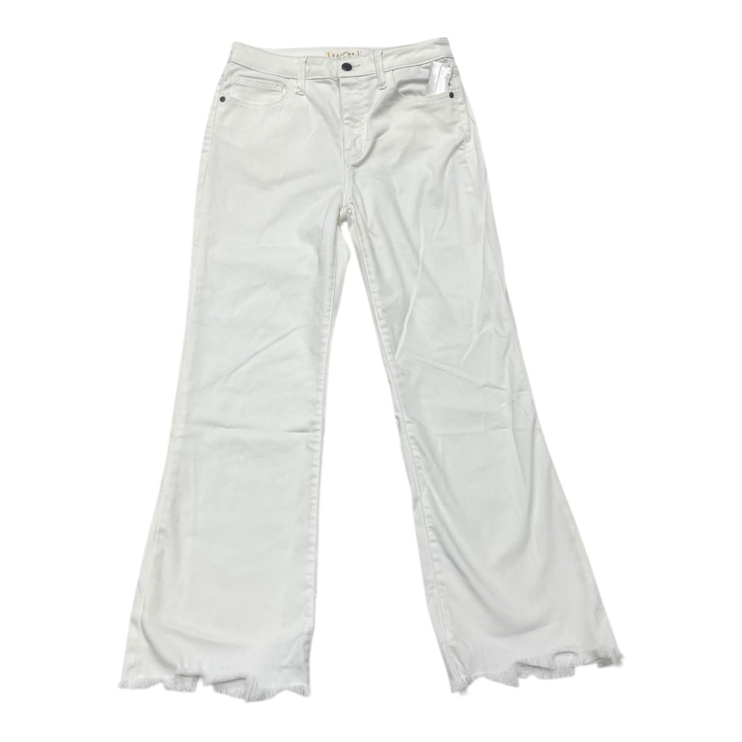 Jeans Cropped By Harper In White Denim, Size:8