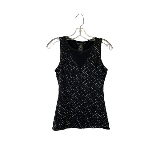 Top Sleeveless Basic By White House Black Market In Black & White, Size:Xxs