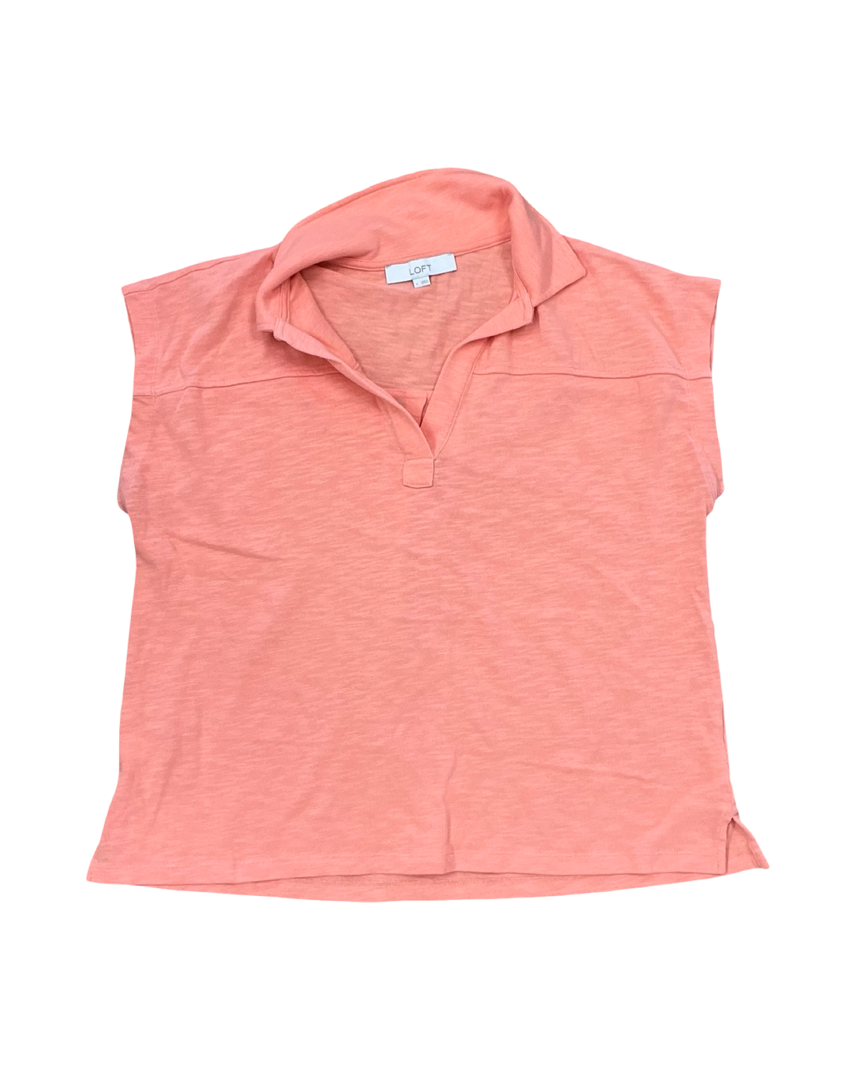 Top Ss By Loft In Orange, Size:L