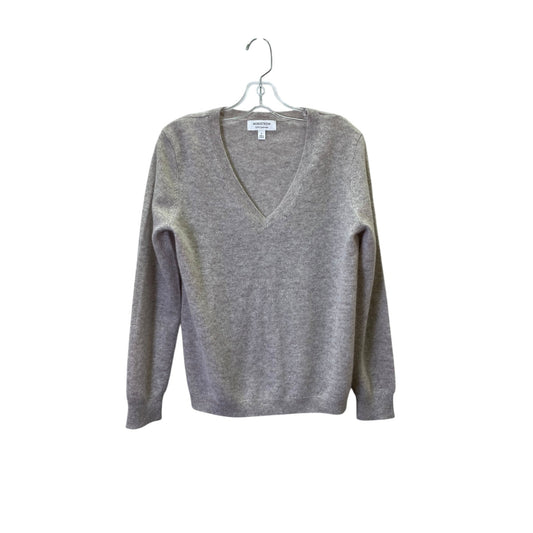 Sweater Cashmere By Nordstrom In Beige, Size:L