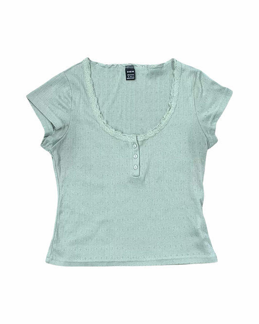 Top Ss By Shein In Green, Size:M
