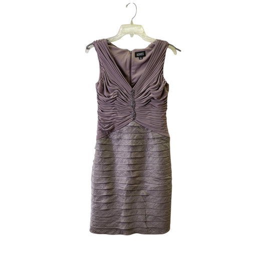 Dress Party Short By Adrianna Papell In Purple, Size:S