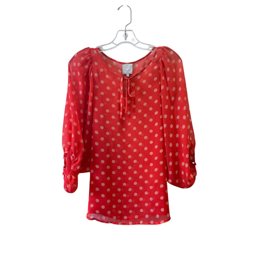 Top Ss By Hi There by Karen Walker In Orange & White, Size:Xs